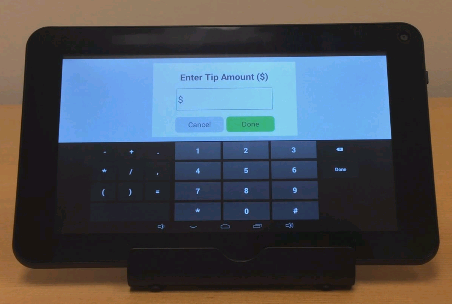Enter a tip amount