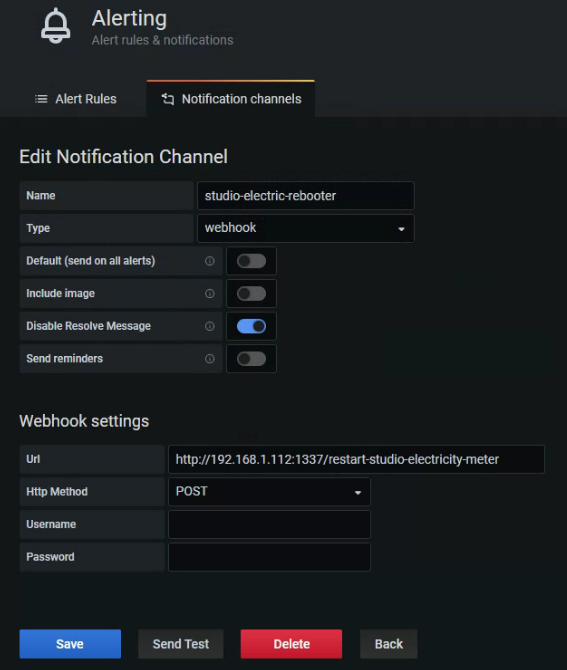 dont shoot the webhook again when service is back up